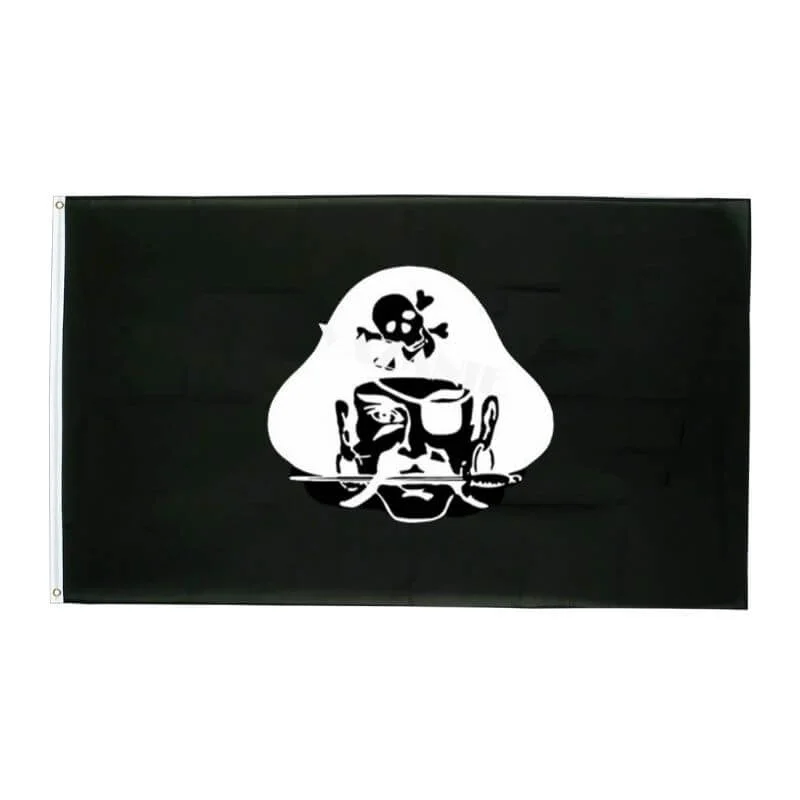 Bandeira Pirata Preta