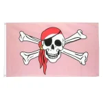 Bandeira Pirata - Princesa Rosa
