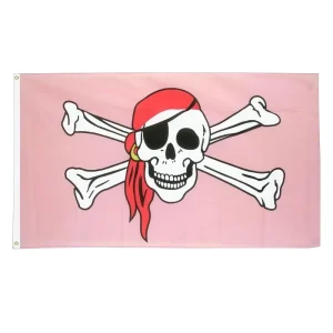 Bandeira Pirata - Princesa Rosa