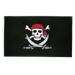 Bandeira Pirata - Esqueleto Cabeça de Morto
