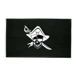 Bandeira Pirata - Caveira do Capitão