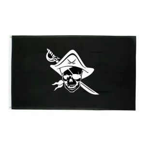 Bandeira Pirata - Caveira do Capitão