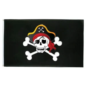 Bandeira Pirata - Cabeça de Morto do Capitão