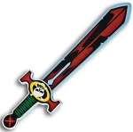 Sabre Pirata<br>Mousse Vermelha