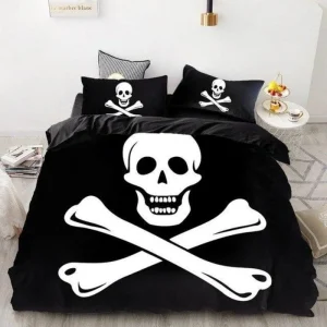 Capa de Edredão Pirata - Jolly Roger