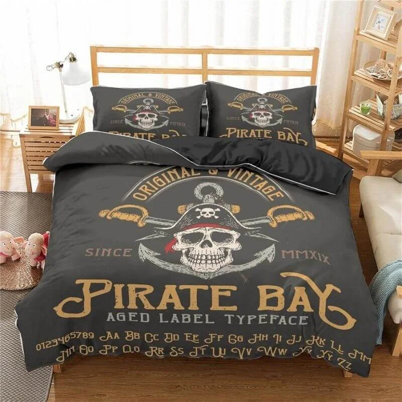 Capa de Edredão Pirata - Vintage