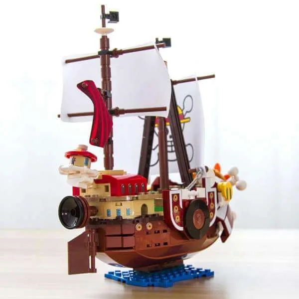 Maquete do Barco Pirata One Piece - Traseira