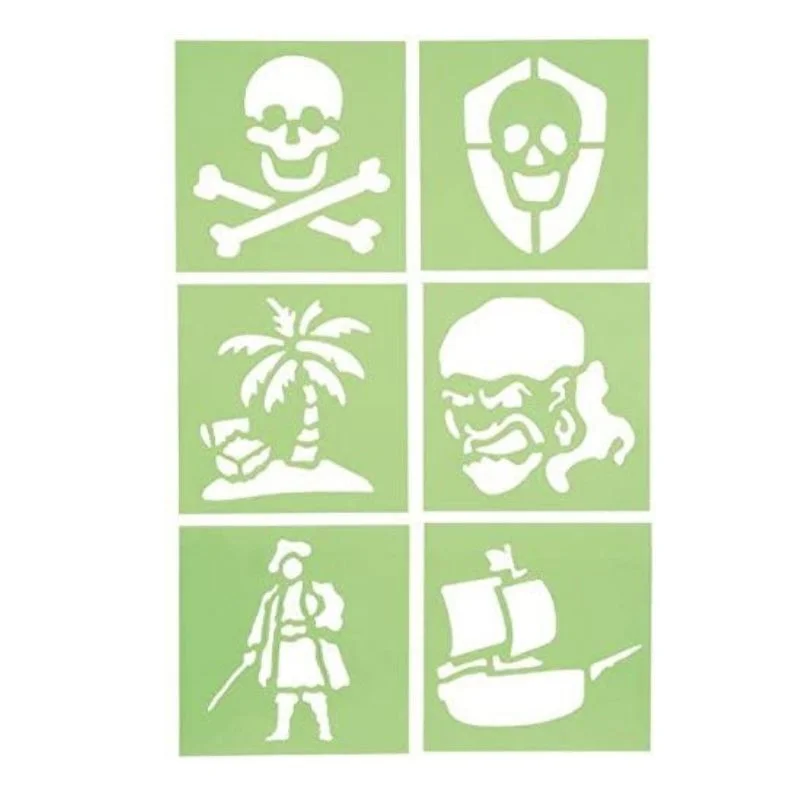 Estêncil Pirata - Modelos Únicos