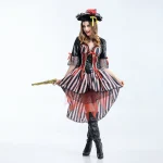 Fantasia Pirata Mulher - Corset Colorido