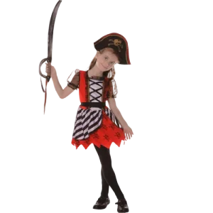 Fantasia de Pirata Menina - 4 Coroas