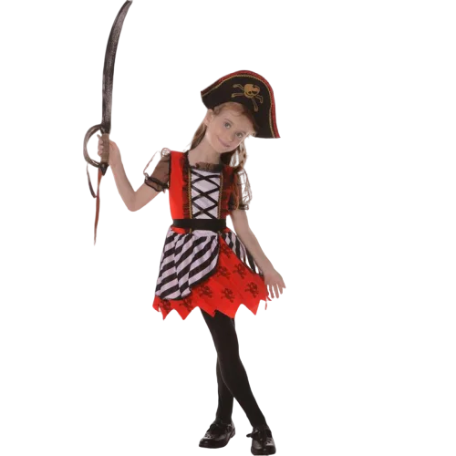 Fantasia de Pirata Menina - 4 Coroas