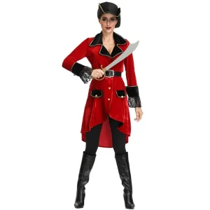 Fantasia de Pirata Feminina - Capitã Corsária
