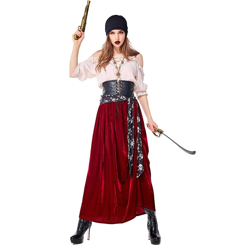 Fantasia de Pirata Feminina - Grande Conquistadora (XL)