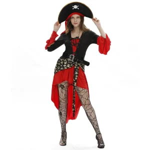 Fantasia de Pirata Feminina - Tamanho Grande