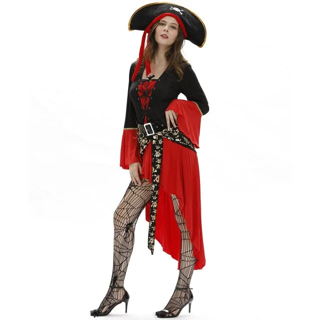 Fantasia de Pirata Feminina - Tamanho Grande