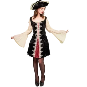 Fantasia de Pirata Feminina - Tema Bárbaro
