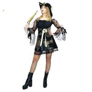 Fantasia de Pirata Feminina - das Caraíbas