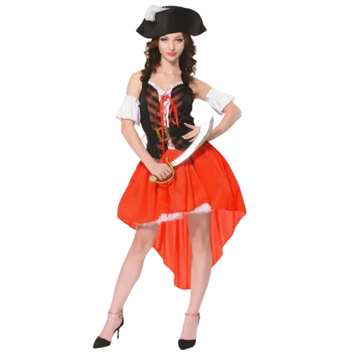 Fantasia de Pirata Feminina - Forte