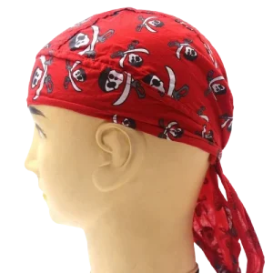 Bandana Pirata <br> Vermelho Sangue