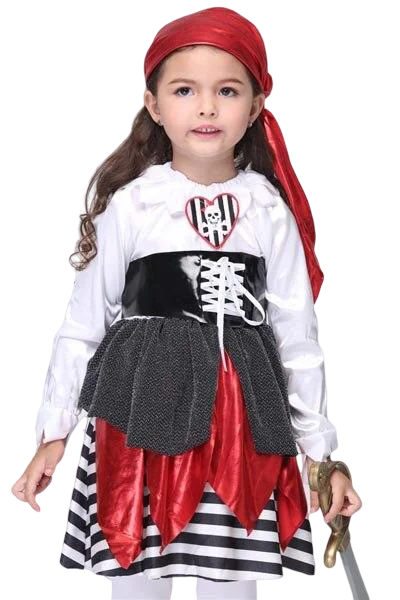 Fantasia de Pirata Menina - Pequena Corsária