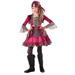 Fantasia de Pirata Menina - Rosa (12 anos)