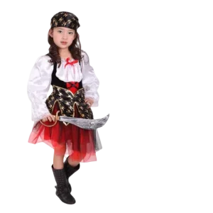 Fantasia de Pirata Menina - Vestido