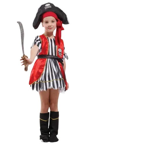 Fantasia de Pirata Menina - Capitã Negra