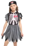 Fantasia de Pirata Menina<br>Halloween (4 Anos)