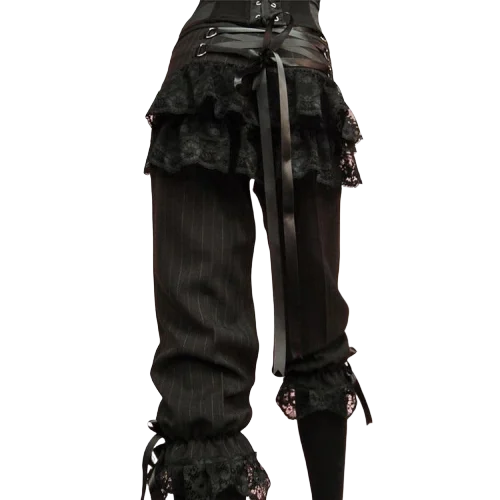 Fantasia de Pirata Feminina - Calça - Image 3