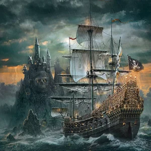 Quebra-cabeça PirataGigante Adulto