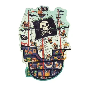 Quebra-cabeça Pirata<br>Gigante Barco