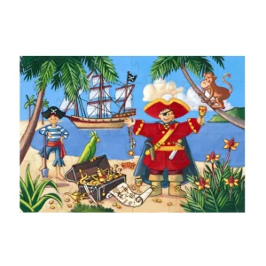 Quebra-cabeça PirataE Seu Tesouro De Djeco