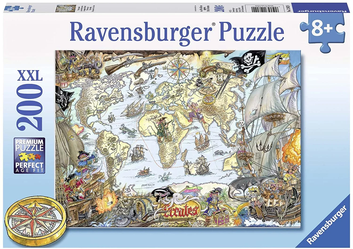 Quebra-cabeça Pirata 200 Peças Ravensburger