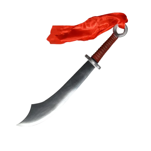 Sabre Pirata com Lenço Vermelho