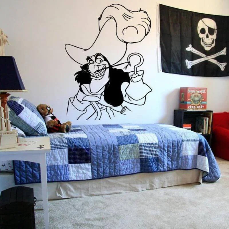 Adesivos Pirata - Capitão Gancho