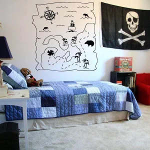 Adesivos Pirata - Mapa do Tesouro