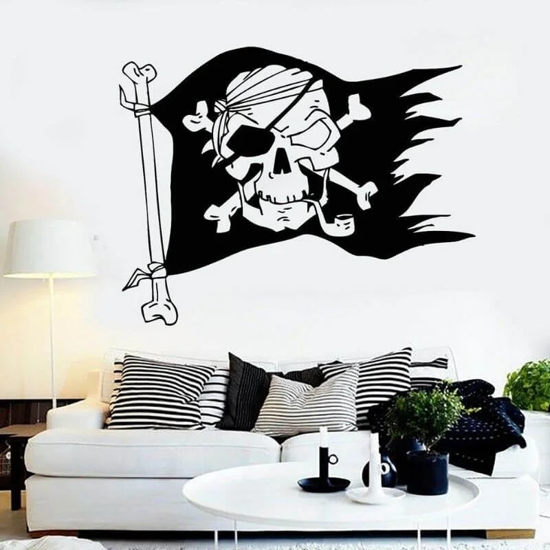 Adesivos Pirata - Bandeira Pirata