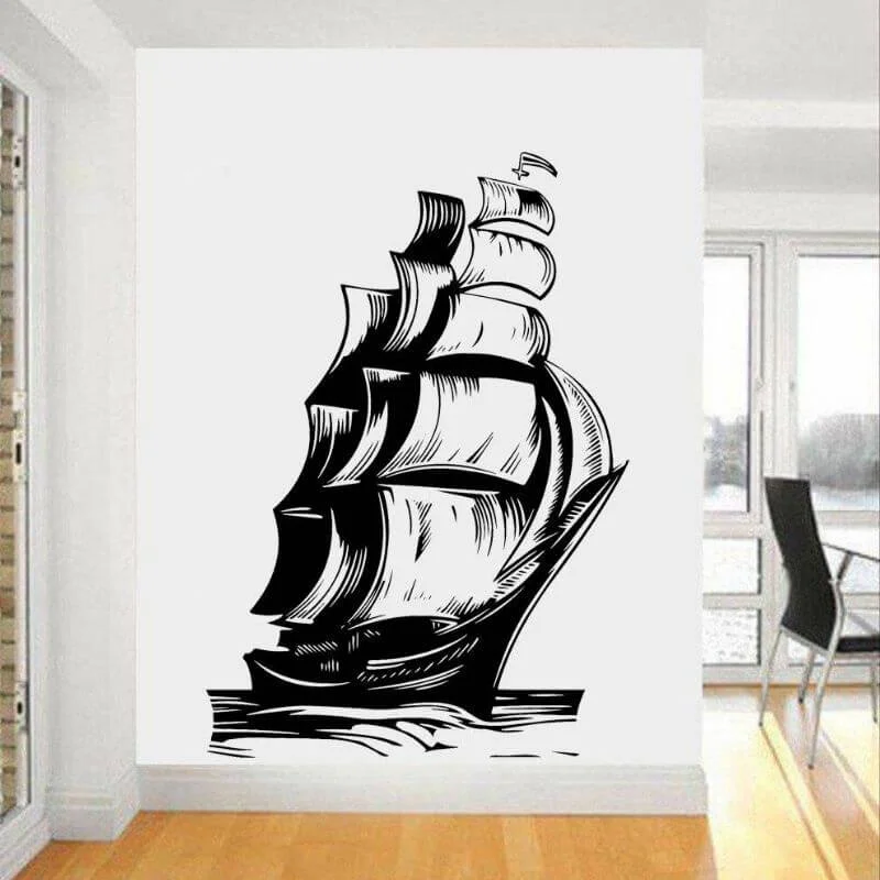 adesivo barco pirata