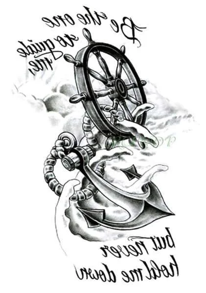 Tatuagem Temporária Âncora