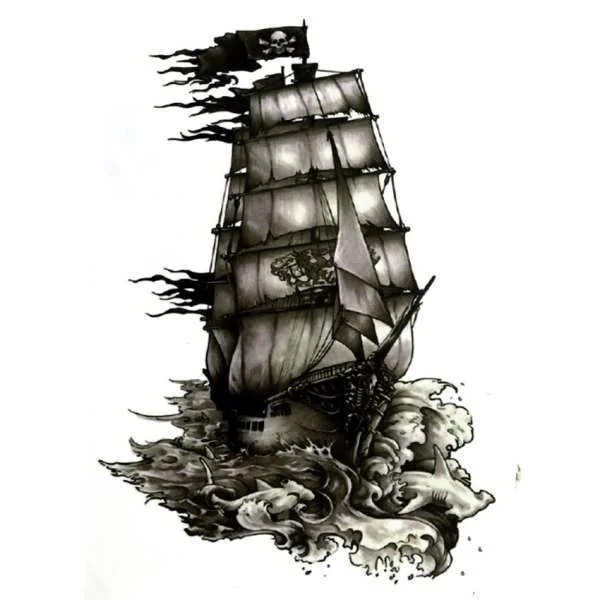 Tatuagem Temporária - Pérola Negra