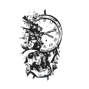 Tatuagens Temporárias - Relógio Mortal