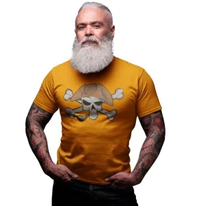 Camiseta Pirata - Caveira Fumante