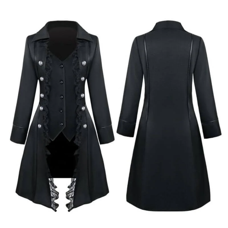 Veste Pirata Feminina Preta